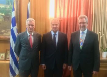 Συνάντηση του Μ. Βορίδη με τον πρόεδρο της ασφαλιστικής εταιρείας GARTENBAU – VERSICHERUNG