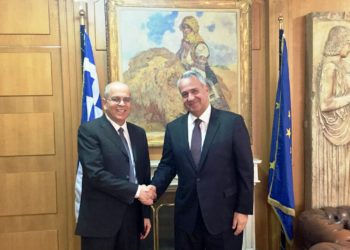 Συνάντηση Μ. Βορίδη με τον Ισραηλινό Πρέσβη Γιόσι Αμράνι