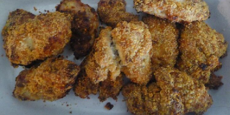 Κοτόπουλο Πανέ με γιαούρτι και μουστάρδα