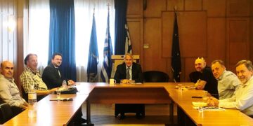 Η προάσπιση και η ανάδειξη του ελληνικού ελαιολάδου στο επίκεντρο της συνάντησης του ΥπΑΑΤ, Μάκη Βορίδη με τη Διεπαγγελματική Ελαιολάδου