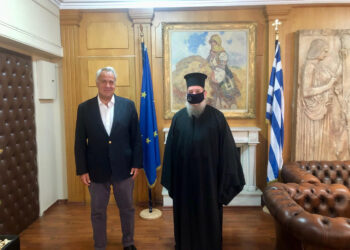Συνάντηση Βορίδη με τον Μητροπολίτη Ίμβρου και Τενέδου για την ενίσχυση του παραγωγικού ιστού της Ίμβρου