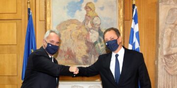 Τελετή παράδοσης – παραλαβής στο Υπουργείο Αγροτικής  Ανάπτυξης και Τροφίμων