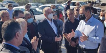 Τις πληγείσες περιοχές της Αιτωλοακαρνανίας επισκέφθηκε ο ΥΠΑΑΤ Σπ. Λιβανός