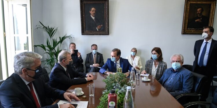 Λιβανός και Μπένος ενημέρωσαν τον   Επίτροπο Γεωργίας της Ε.Ε Γ. Βοϊτσεχόφσκι για το σχέδιο ανασυγκρότησης της Βόρειας Εύβοιας