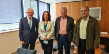 Καλλιόπη Βέττα: Συνάντηση με τον Πρόεδρο του ΕΛ.Γ.Α. για θέματα των αγροτικών αποζημιώσεων της Π.Ε. Κοζάνης