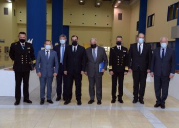 Συνάντηση του Υφυπουργού Ναυτιλίας και Νησιωτικής Πολιτικής κ. Κώστα Κατσαφάδου με τον πρόεδρο της Γαλλικής Γερουσίας κ. Gerard Larcher