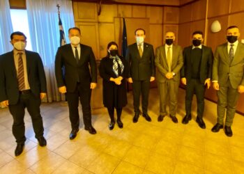 Συνάντηση του Υφυπουργού ΥΠΑΑΤ, Γ. Στύλιου και του Γ.Γ, Κ. Μπαγινέτα με την Υπουργό Γεωργίας και Υδάτινων Πόρων και τον Υφυπουργό Εξωτερικών της Περιφέρειας του Ιρακινού Κουρδιστάν