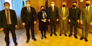 Συνάντηση του Υφυπουργού ΥΠΑΑΤ, Γ. Στύλιου και του Γ.Γ, Κ. Μπαγινέτα με την Υπουργό Γεωργίας και Υδάτινων Πόρων και τον Υφυπουργό Εξωτερικών της Περιφέρειας του Ιρακινού Κουρδιστάν