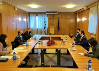 Συνάντηση εργασίας του ΥπΑΑΤ κ. Σπήλιου Λιβανού με τον νέο Πρέσβη του Κατάρ στην Ελλάδα